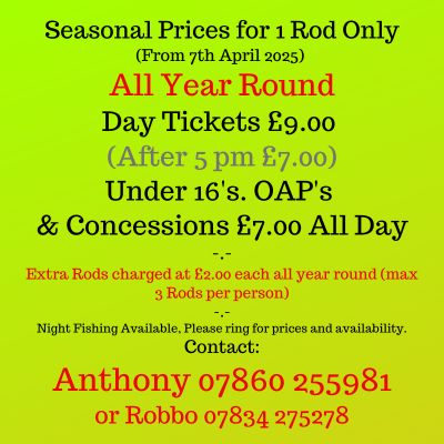 Risby Seasonal Prices Prices for 1 Rod 2025 new 2025